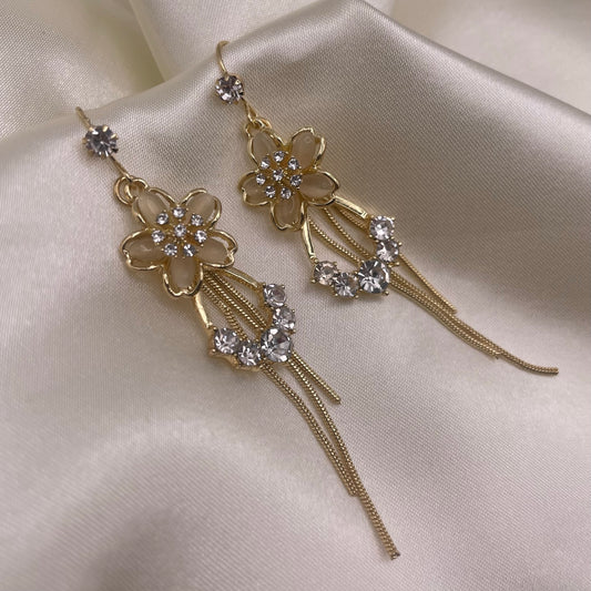 Gilded Petal Earrings